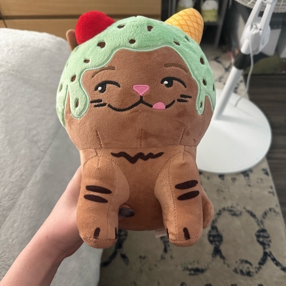 Bonkers Other - Moriah Elizabeth Eustace Cat Ice Cream Mint Chocolate Chip 12" Plush
